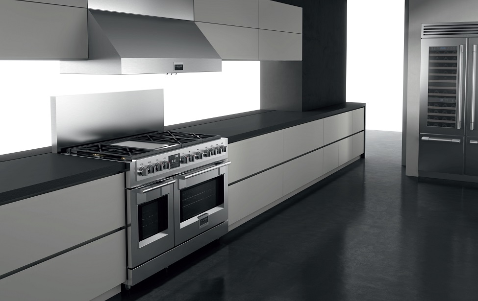  Kitchen with Stainless Steel Fulgor Milano Appliances