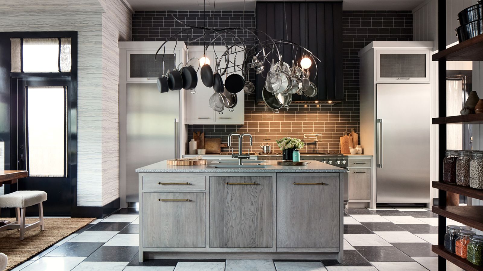  Design Kitchen 2017 Stainless steel refrigeration columns
